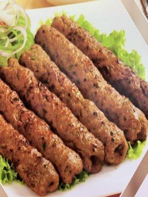 Fresh chicken kababs