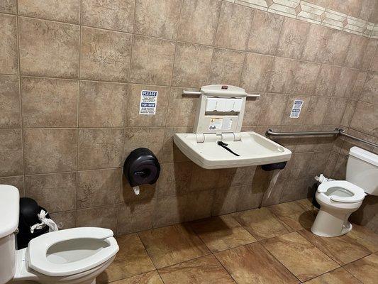 2 toilets in case you have a friend