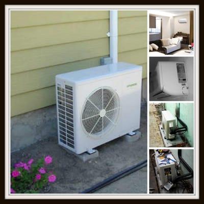 Just one of our duct-less air conditioner installs.