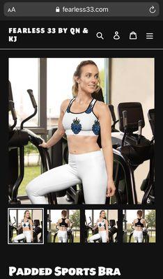 Fearless33 sport bra