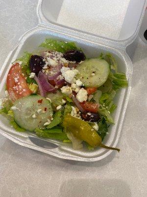 Side salad instead of fries (combo meal)