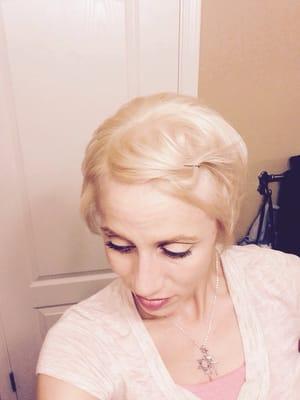 Thanks Jen! I love my new Platinum Pixie! So buttery! Love my cut! Great job!