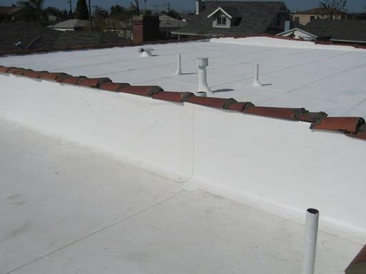 IB Systems PVC Single Ply & a Elastomeric APOC Cool Roof Coating