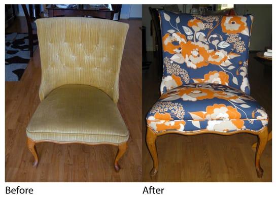 Thank you Ernie & John for bringing my Grandmother's chair back!