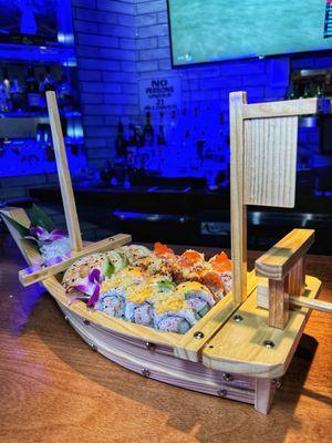 To go order! With my own sushi boat!