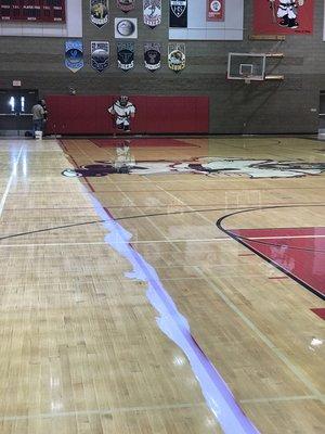 Screening and Recoding Oregon city high school gymnasium