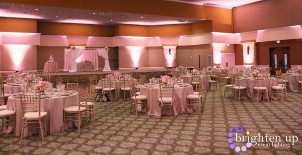 Brighten Up Event Lighting | Rocklin Event Center Uplighting