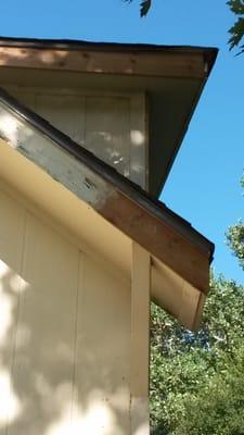 wood fascia repair, siding repair