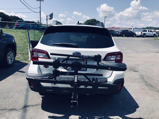 2 in hitch & Thule T2 classic platform bike rack