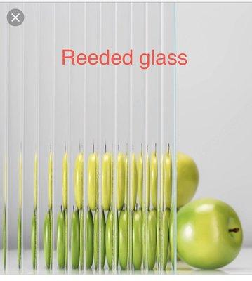 Reeded glass