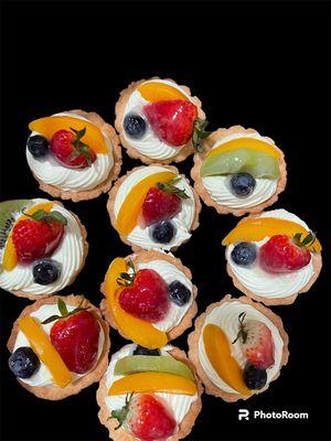 mini tartas de fruta