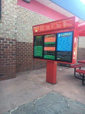 Menu board