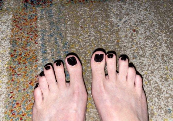 My lovely pedicure!!!!