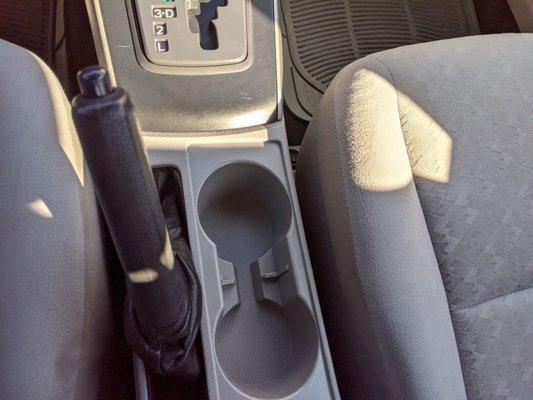 Clean middle console