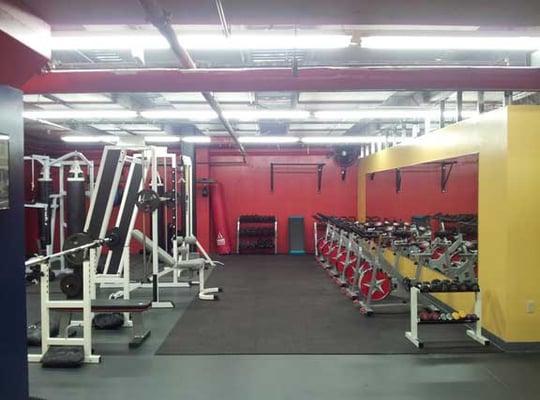 Weight/Spinning area @ Portland City Boxing