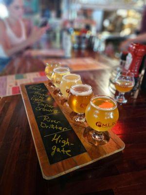 Local beer flight!