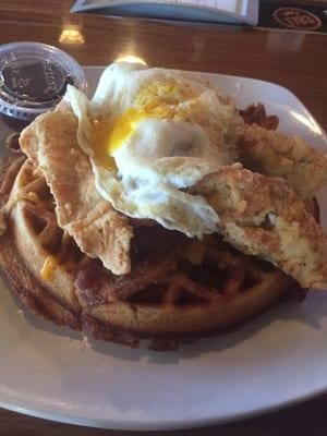 Chicken Waffle Awesomeness...I might need a take out box