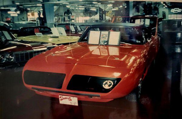 Front of the Plymouth Super Bird.