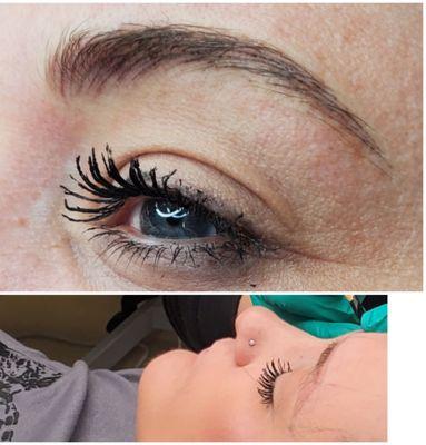 Before and after Nano brows