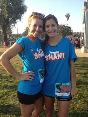 My daughter and I at possibilities triathlon 2013