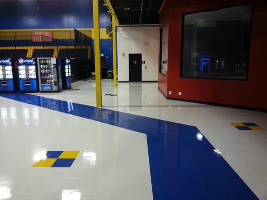 Strip & Seal of VCT tiles