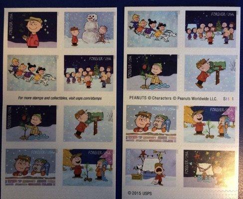 Stamps for my Christmas Cards one year. Posted 10/03/2020