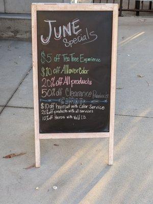 June Specials