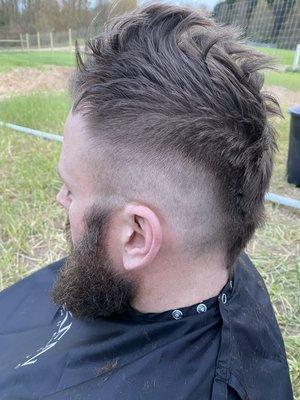 Mohawk fade