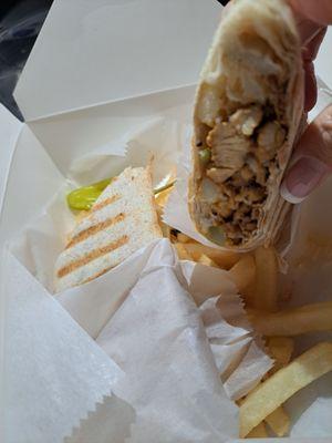 Chicken shawarma, delicious