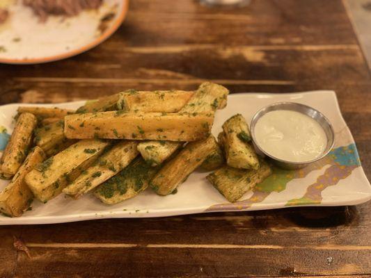 Yucca fries. Mmmmmmm