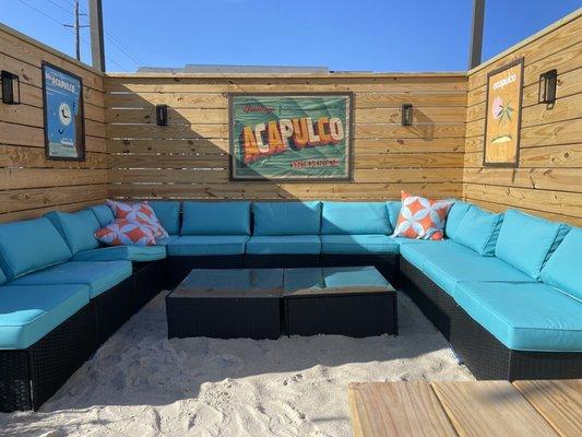 Cabana style seating