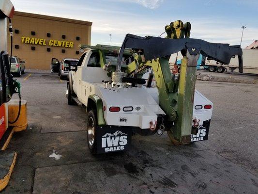 This wrecker is a 4X4! We do off-road recovery. Solano Bay tow has you covered, on road and off road. Need help? Call 707-422-0129