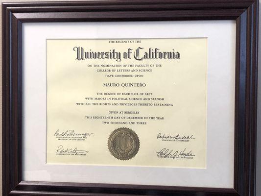 UB Berkeley Degree