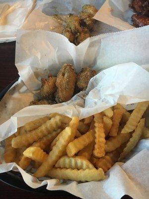 Lemon pepper, garlic parm and fries