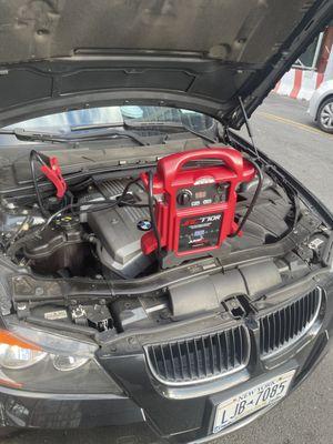 BMW with normal voltage after jumpstart