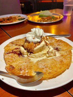 Roti with Ice Cream