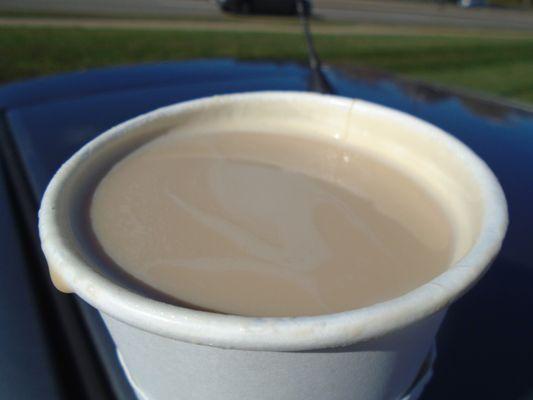 Pumpkin Latte, close-up.