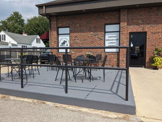 Outdoor seating