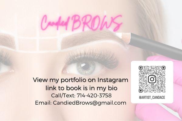 Check out my full portfolio on Instagram. 
@Artist_Candace