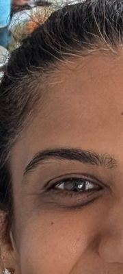 Eye brows before