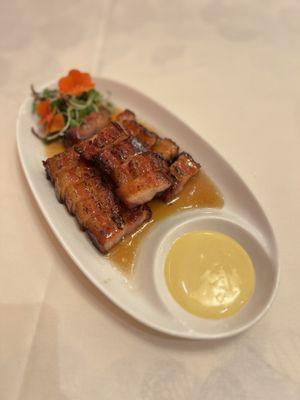 Honey Glazed BBQ belly pork