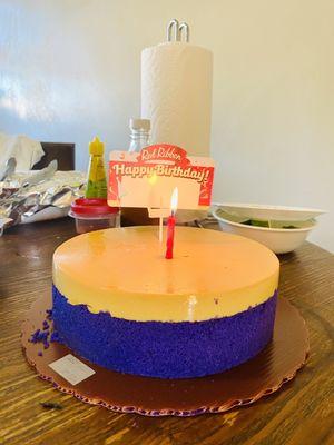 Ube flan cake very dry!