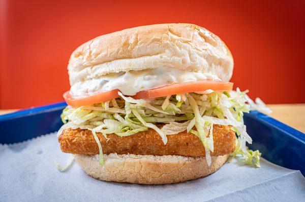 Fish Sandwich with tartar sauce!