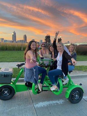 Spider bike bachelorette party!