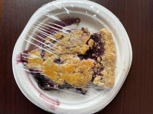 Blueberry crumb