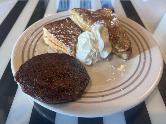 Caramel infused French toast.