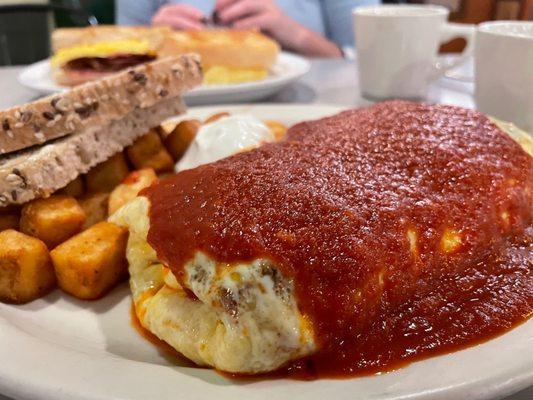 Mexican omelette