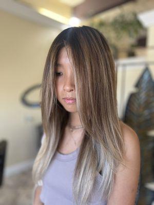 Balayage and Cut by Isabel