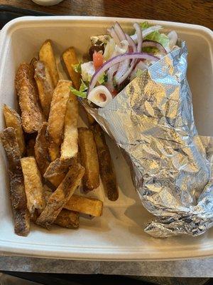 lamb gyro & fries