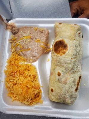 Carne Asada Burrito Combo